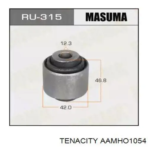 Silentblock del brazo superior de suspensión trasera AAMHO1054 Tenacity