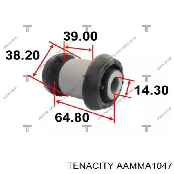 Silentblock del brazo de suspensión AAMMA1047 Tenacity