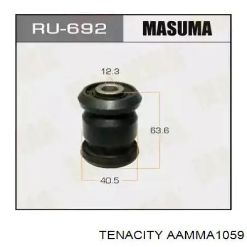 Buje del brazo inferior trasero AAMMA1059 Tenacity