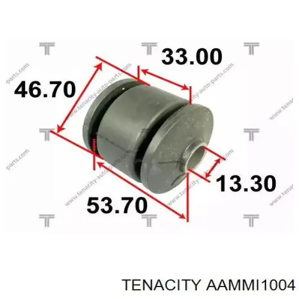 AAMMI1004 Tenacity silentblock de mangueta trasera