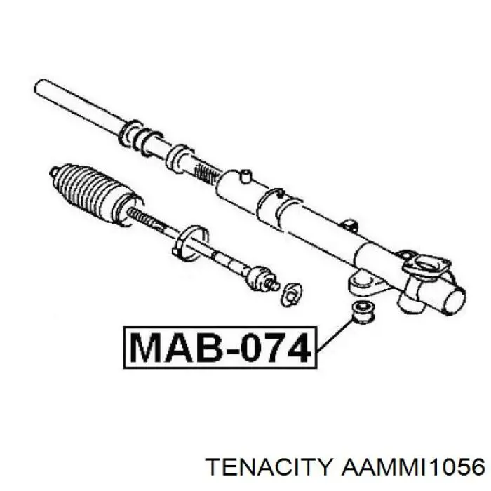 AAMMI1056 Tenacity silentblock de montaje del caja de direccion