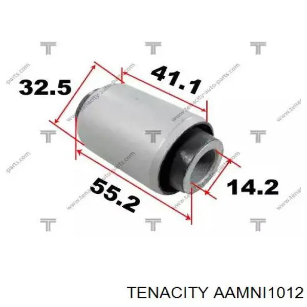 AAMNI1012 Tenacity silentblock de suspensión delantero inferior