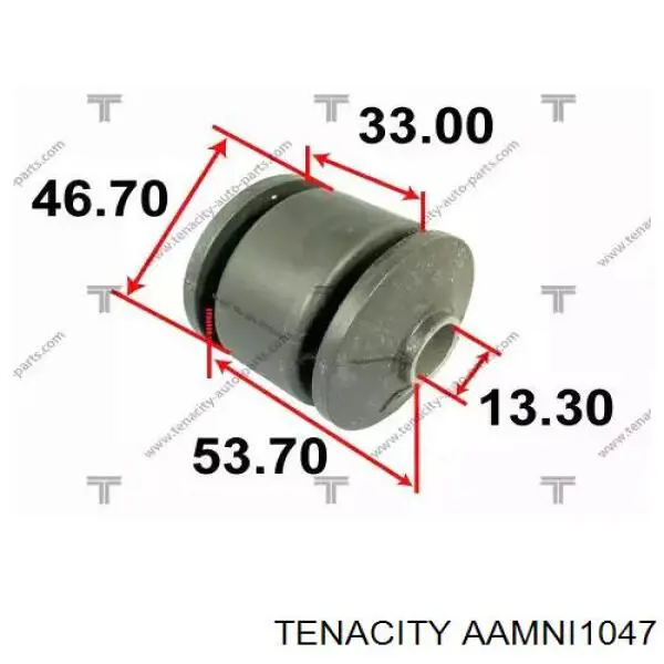 AAMNI1047 Tenacity silentblock de suspensión delantero inferior