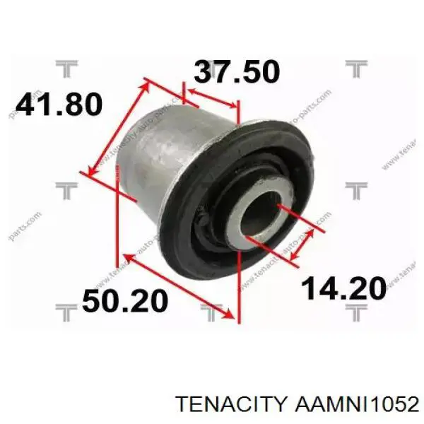 AAMNI1052 Tenacity silentblock de suspensión delantero inferior
