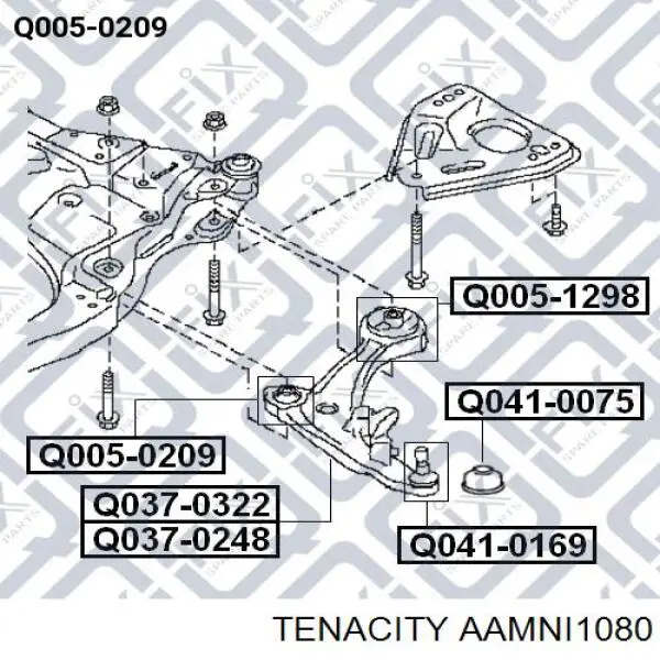 Brazo inferior izquierdo de la suspensión delantera Tenacity AAMNI1080 precio, desde 10,21 EUR