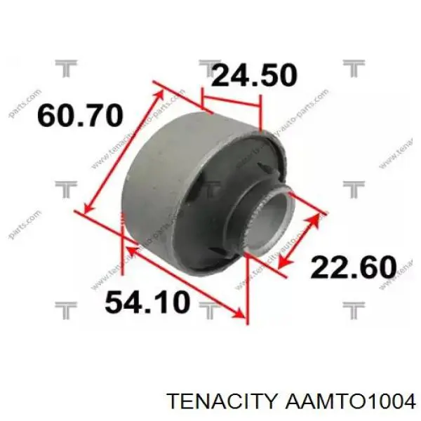 AAMTO1004 Tenacity silentblock de suspensión delantero inferior