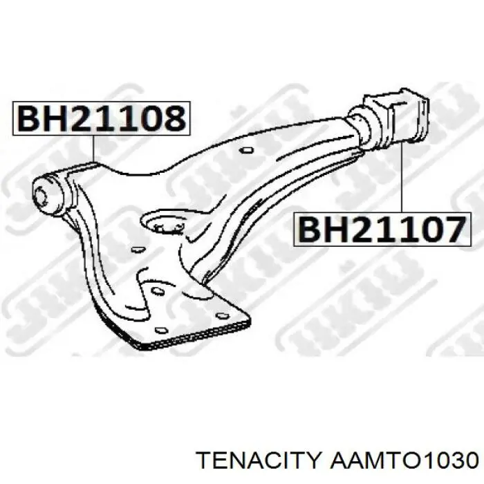 AAMTO1030 Tenacity silentblock de suspensión delantero inferior