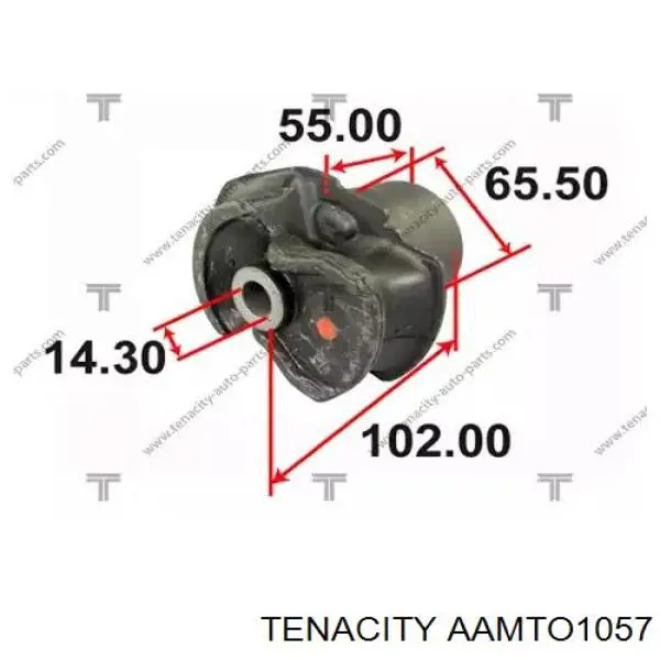 AAMTO1057 Tenacity suspensión, cuerpo del eje trasero