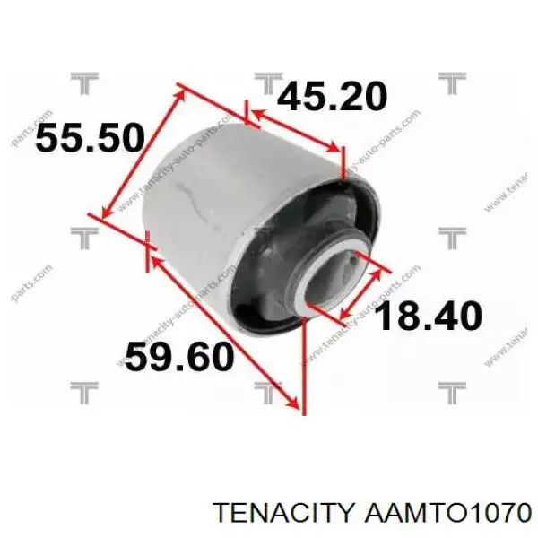 AAMTO1070 Tenacity suspensión, brazo oscilante, eje trasero, inferior