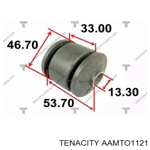 AAMTO1121 Tenacity barra transversal de suspensión trasera