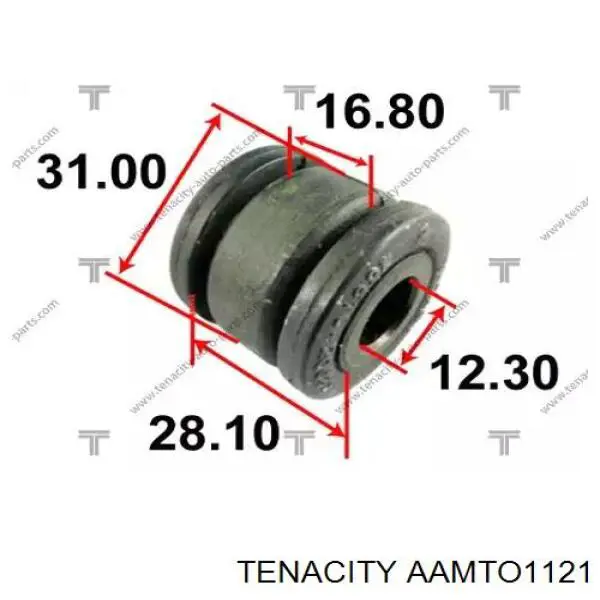 Barra oscilante, suspensión de ruedas, eje trasero Tenacity AAMTO1121 precio, desde 8,69 EUR