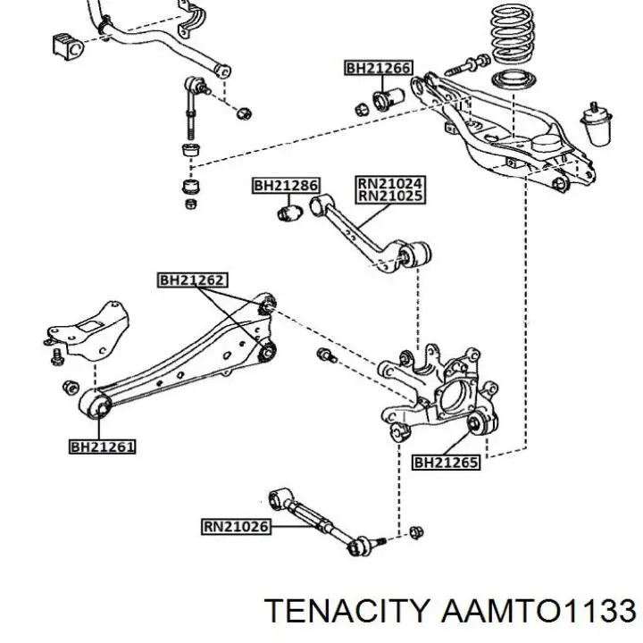 Comprar AAMTO1133 Tenacity Buje del brazo inferior trasero