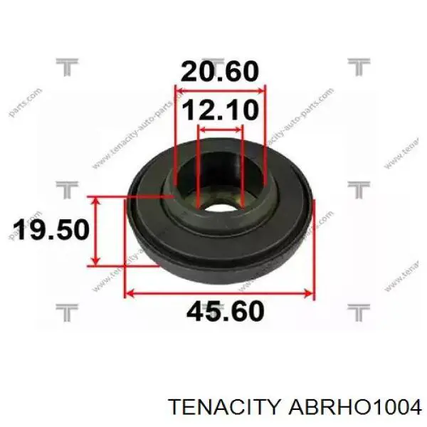 ABRHO1004 Tenacity rodamiento amortiguador delantero