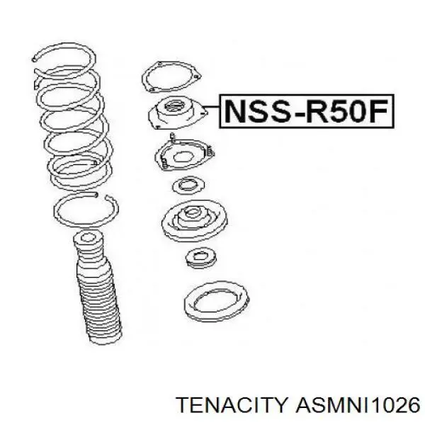 ASMNI1026 Tenacity soporte amortiguador delantero