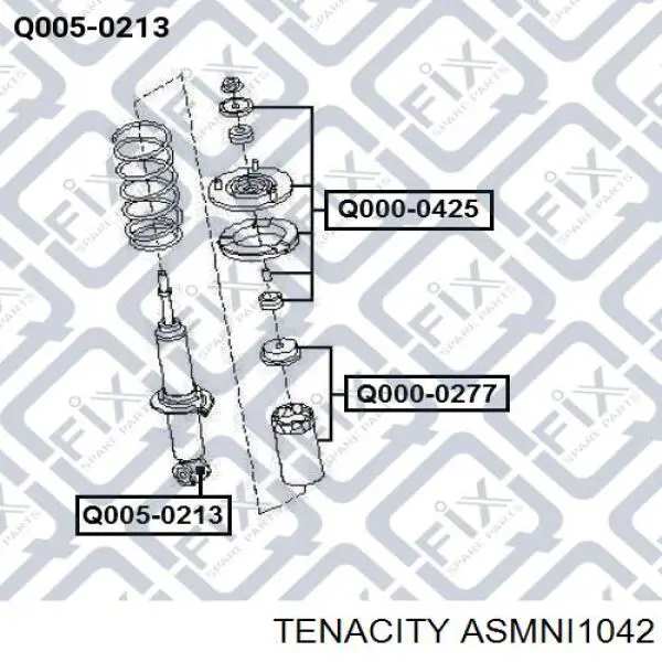 Comprar Q0000425 Q-fix Soporte del amortiguador delantero