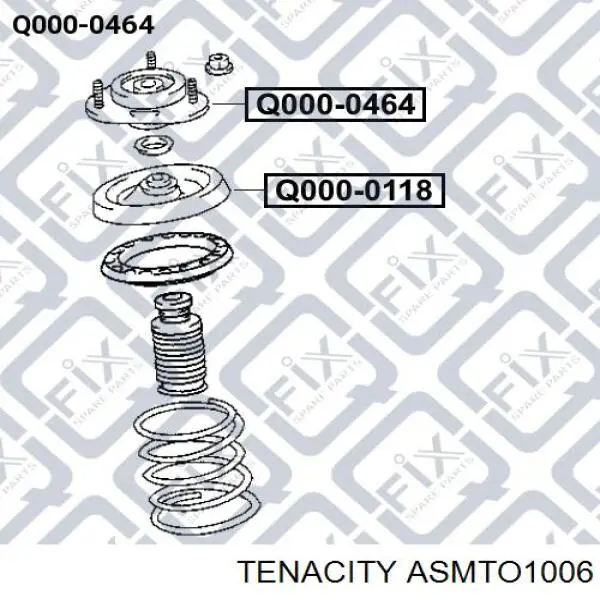 Comprar ASMTO1006 Tenacity Soporte del amortiguador delantero