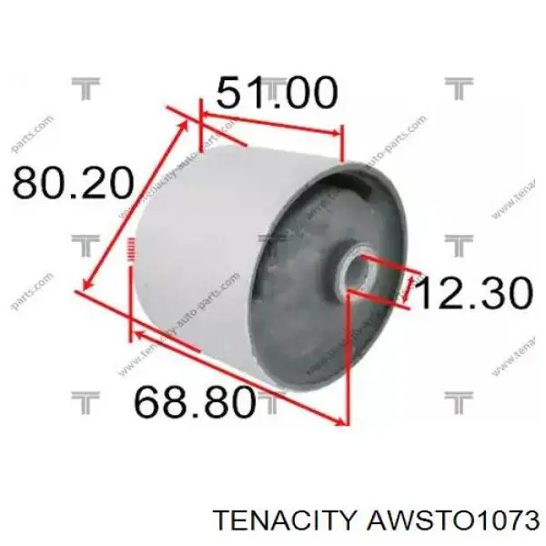 Comprar AWSTO1073 Tenacity Soporte de motor trasero