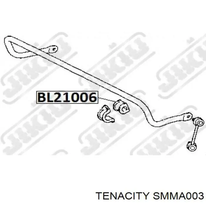 SMMA003 Tenacity soporte amortiguador delantero