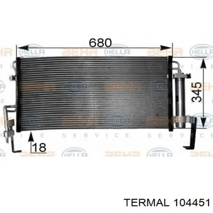 104451 Termal condensador aire acondicionado