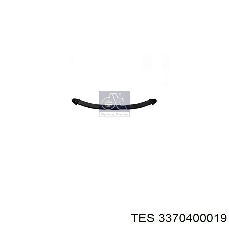 Ballesta de suspensión delantera 3370400019 TES