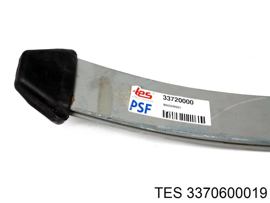 Ballesta de suspensión delantera 3370600019 TES