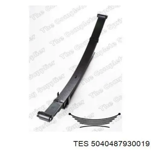 Ballesta, eje trasera  Iveco 93815209 precio, desde 489,64 EUR