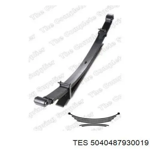 Comprar 93815209 Iveco Ballesta de suspensión trasera