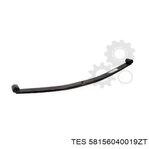 1329812080 Fiat/Alfa/Lancia Ballestas de suspensión trasera