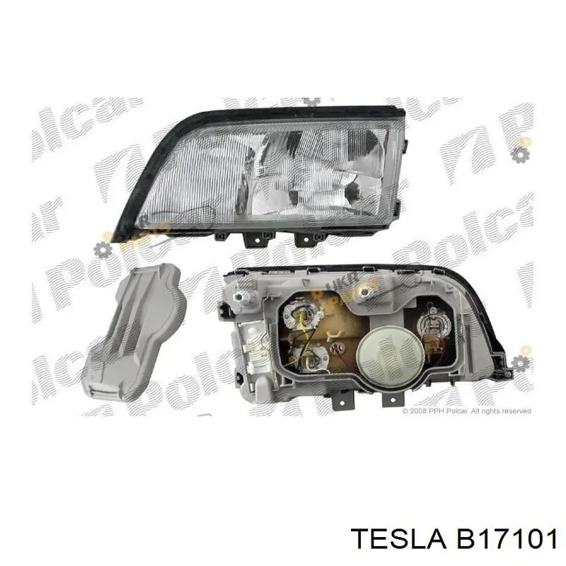 B17101 Tesla Bombilla de cruce