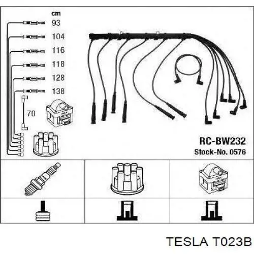 Comprar T023B Tesla Cable de bujía