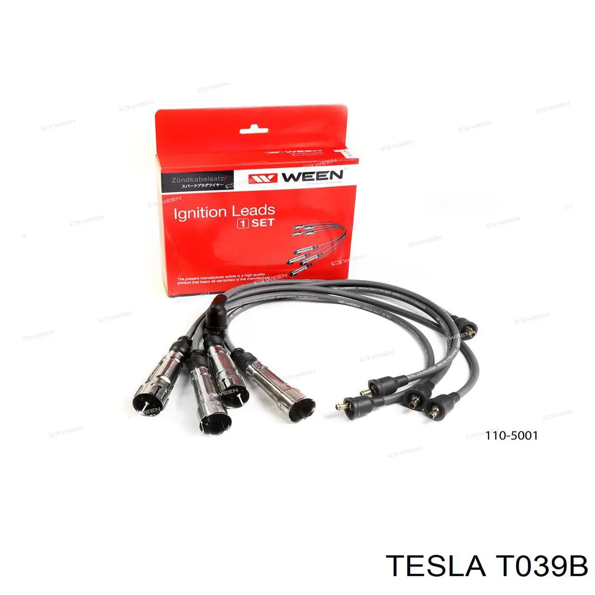 T039B Tesla cables de bujías