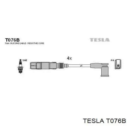Juego de cables de bujias Tesla T076B precio, desde 40,82 EUR