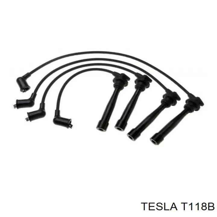 Cables de bujías T118B Tesla