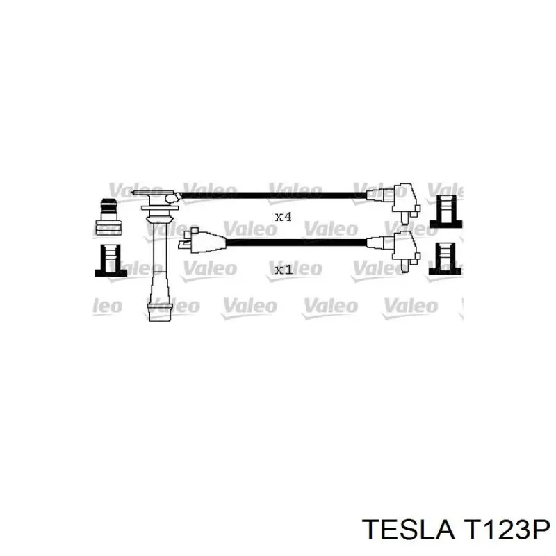 T123P Tesla juego de cables de encendido