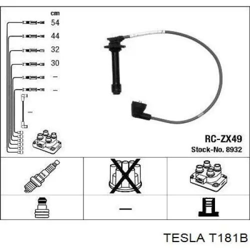Comprar T181B Tesla Cable de bujía