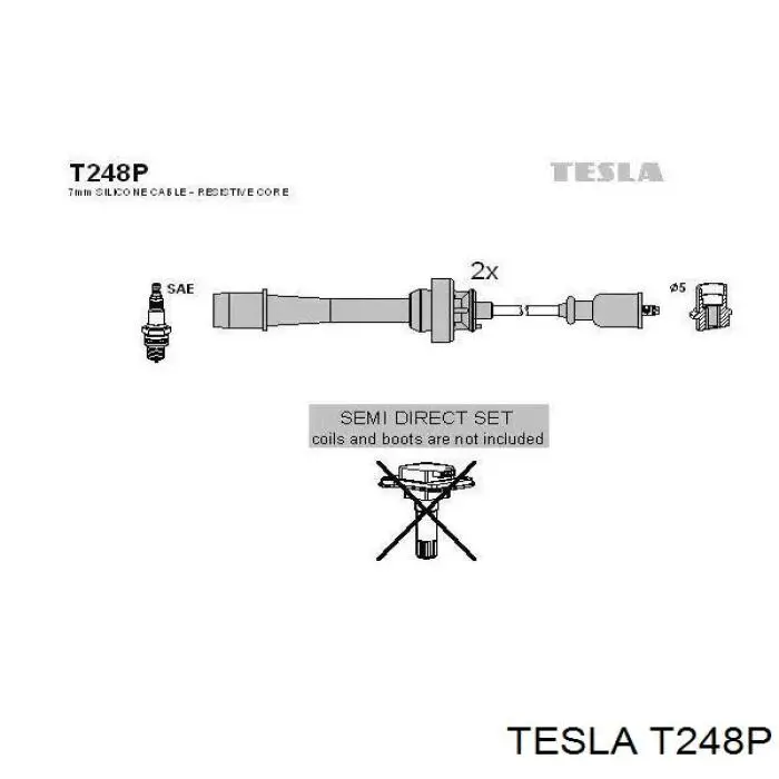 Juego de cables de bujias Tesla T248P precio, desde 23,24 EUR