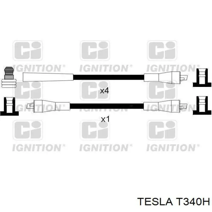 T340H Tesla juego de cables de encendido