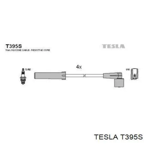 Juego de cables de bujias Tesla T395S precio, desde 21,66 EUR