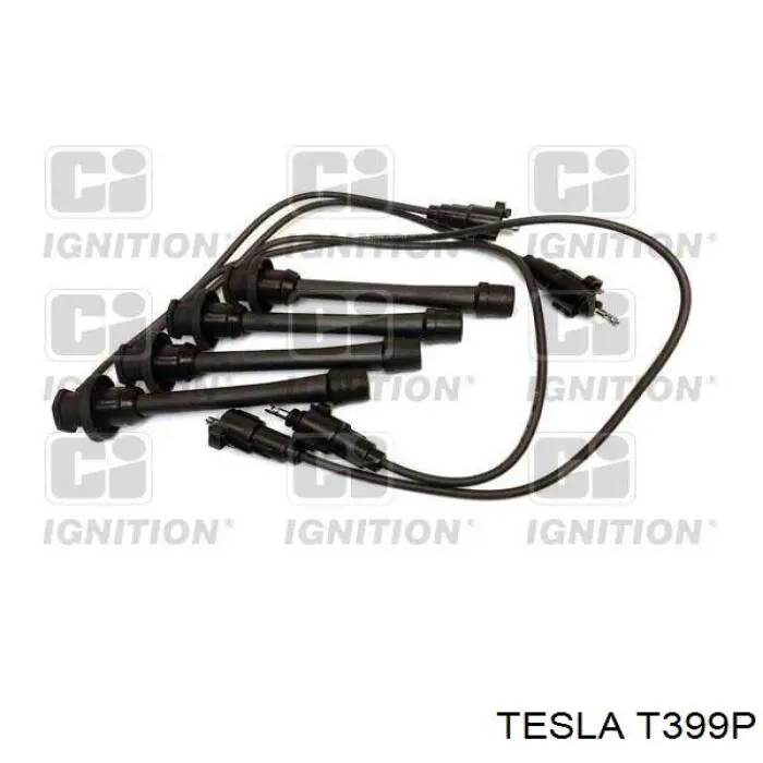 T399P Tesla juego de cables de encendido