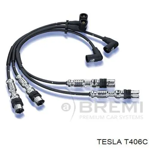 T406C Tesla Cables de alta tensión, juego