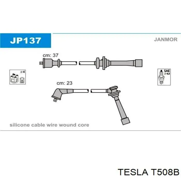 Juego de cables de bujias Tesla T508B precio, desde 17,18 EUR
