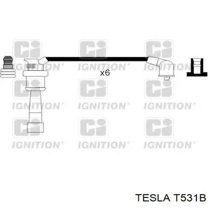 T531B Tesla juego de cables de encendido