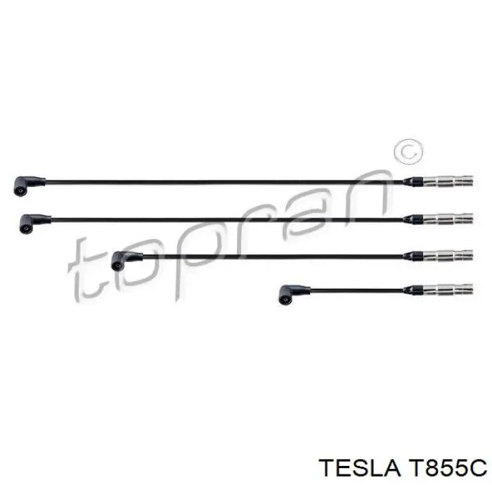 T855C Tesla cables de bujías