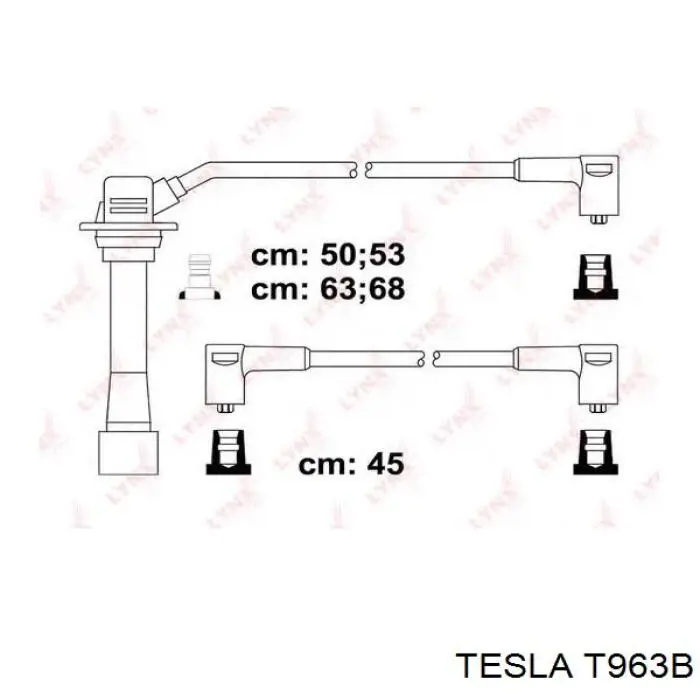 T963B Tesla juego de cables de encendido