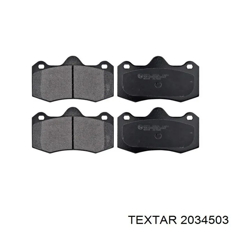 2034503 Textar pastillas de freno delanteras