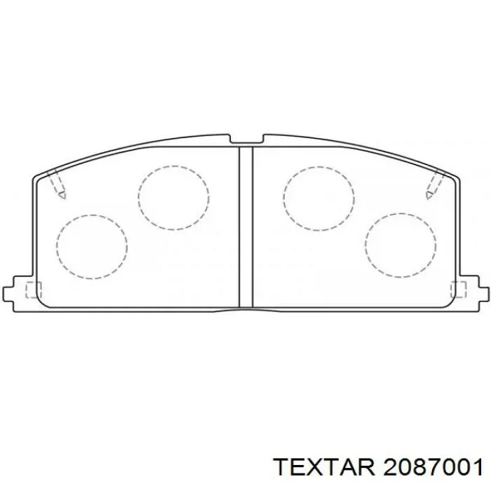 Pastillas de freno delanteras para Toyota Camry  (V2)
