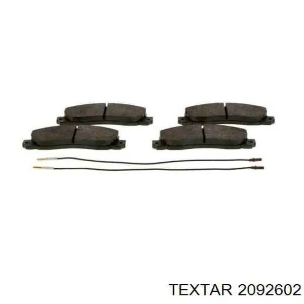 2092602 Textar pastillas de freno delanteras