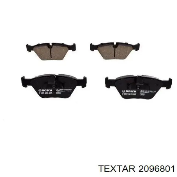 Comprar 2096801 Textar Pastillas delanteras de freno