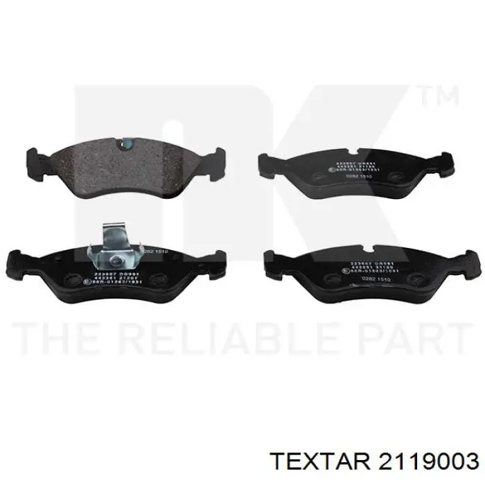 Pastillas de freno delanteras Opel Combo