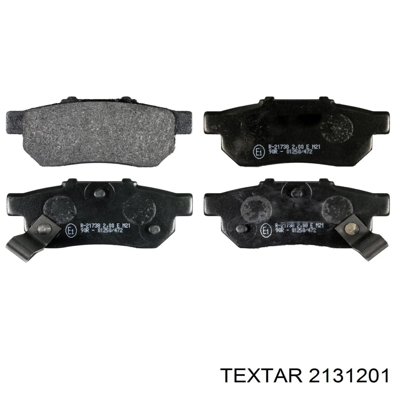 2131201 Textar Pastillas freno traseras